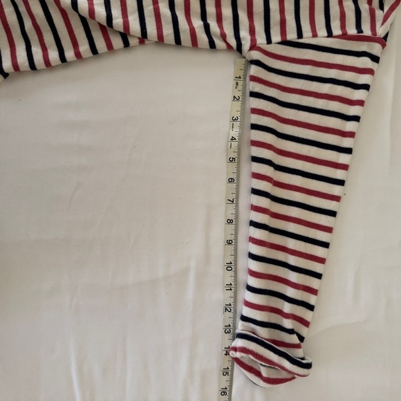 USA Patriotic America Red White and Blue Striped Top - Picture 6 of 6